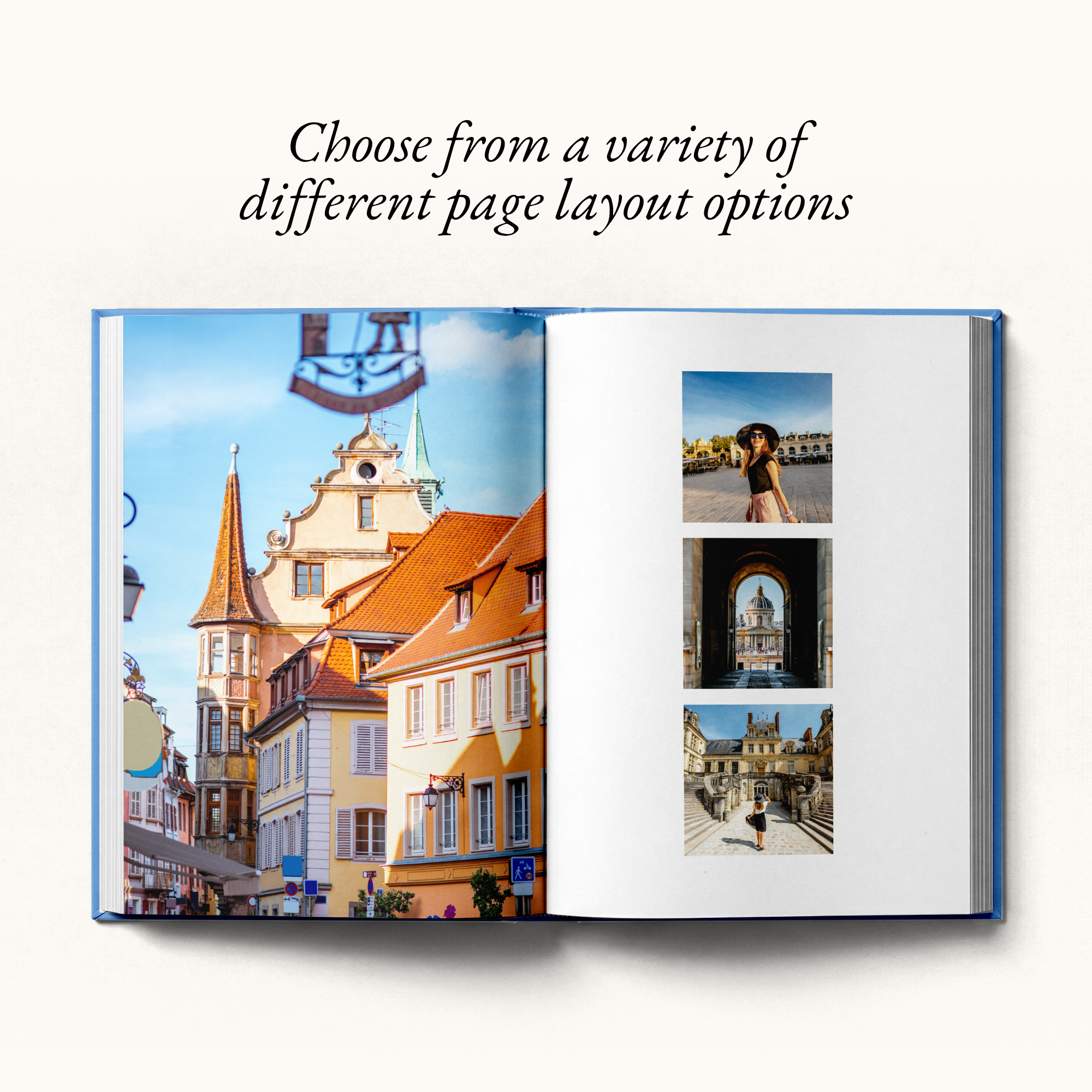 Memorie Press Travel Photobook Layout